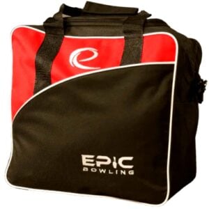 Epic Simple Red 1 Ball Single Tote Bowling Bag