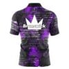 Brunswick Purple Honeycomb Quick Ship CoolWick Bowling Jersey - Image 2