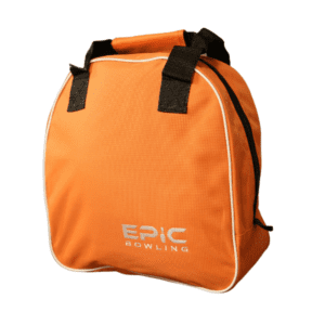 Epic Legacy 2 Ball Double Roller Fire Red Enamel Bowling Bag +