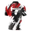 Hammer Red Hexagram Quick Ship CoolWick Bowling Jersey - Image 2