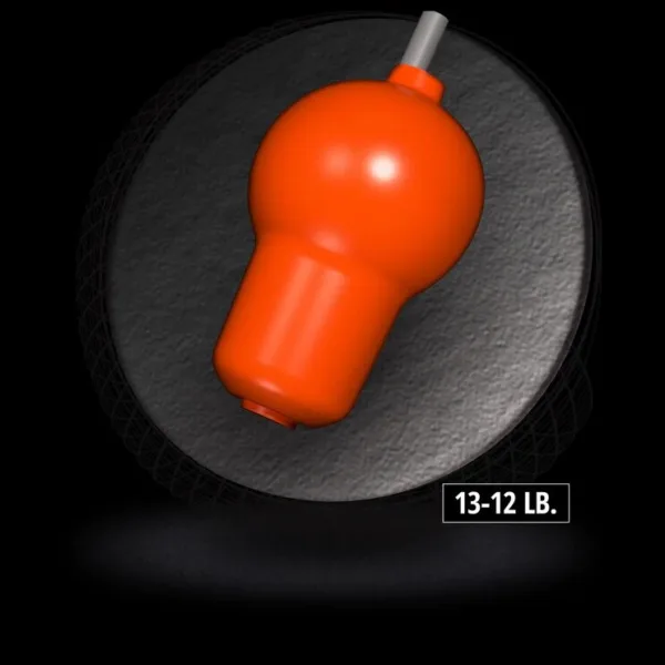 Hammer Raw Hammer Hybrid Orange Black Bowling Ball - Image 3