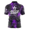 Roto Grip Purple Honeycomb Quick Ship CoolWick Bowling Jersey - Image 2
