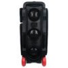 Genesis Carbon 3 Ball Triple Black Red Bowling Bag - Image 3