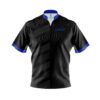 CoolWick Elite Blue Treads Sash Zip Jersey