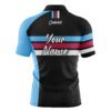 CoolWick Elite Expo Cyan Sash Zip Jersey - Image 2