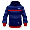 CoolWick Elite Red Stripe Navy Hoodie