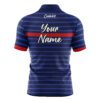 CoolWick Elite Red Stripe Navy Sash Zip Jersey - Image 2