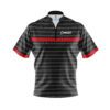 CoolWick Elite Red Stripe Sash Zip Jersey