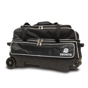 Ebonite Transport Double Roller Red Bowling Bag —