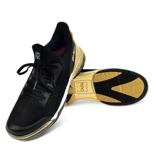 KR TPC Alpha Black Gold Right Hand Unisex Bowling Shoes + FREE SHIPPING 
