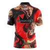 Brunswick Red Marble Melt Xpress Ship Rocket Bowling Jersey - Image 2