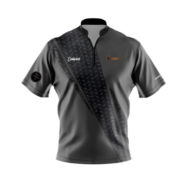 Hammer Rare Collection Diamond Chest Black CoolWick Bowling Jersey