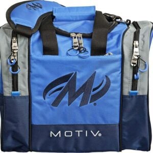 Motiv Shock 1 Ball Single Tote Cobalt Blue Bowling Bag