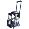 Epic Legacy 2 Ball Double Roller Black Enamel Bowling Bag - Image 5