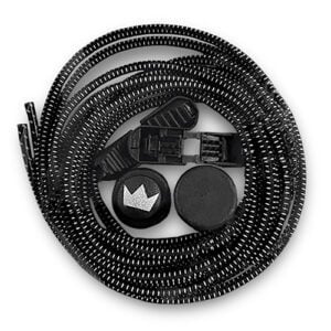 Brunswick Elastic No Tie Laces Black