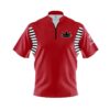 Brunswick Vintage Red S20R Semi-Custom Coolwick Bowling Jersey