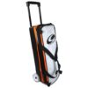 Genesis Sport Modular 3 Ball Triple Tote Black Orange Bowling Bag - Image 2