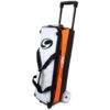 Genesis Sport Modular 3 Ball Triple Tote Black Orange Bowling Bag
