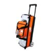 Genesis Sport Modular 3 Ball Triple Tote Black Orange Bowling Bag - Image 11