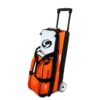 Genesis Sport Modular 3 Ball Triple Tote Black Orange Bowling Bag - Image 13