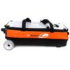 Genesis Sport Modular 3 Ball Triple Tote Black Orange Bowling Bag - Image 4