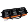 Genesis Sport Modular 3 Ball Triple Tote Black Orange Bowling Bag - Image 5