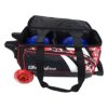 KR Cruiser 2 Ball Double Roller Red Camo Bowling Bag - Image 2
