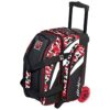 KR Cruiser 2 Ball Double Roller Red Camo Bowling Bag