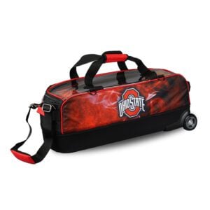 KR Ohio State Buckeyes Slim 3 Ball Triple Tote NCAA Bowling Bag
