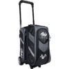 Motiv Vault 2 Ball Double Roller Covert Black Bowling Bag