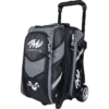Motiv Vault 2 Ball Double Roller Covert Black Bowling Bag - Image 2