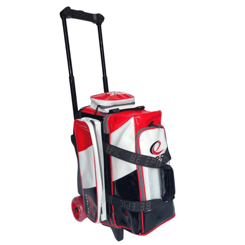 Storm Rolling Thunder 2 Ball Roller Bowling Bag with Wheels Color Platinum