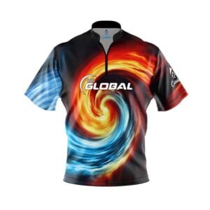 900 Global Fire and Ice Vortex Fast Track CoolWick Bowling Jersey