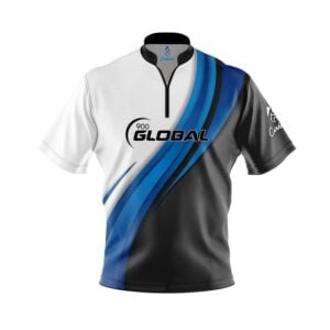 900 Global Blue Flutter Fast Track CoolWick Bowling Jersey