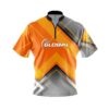 900 Global Orange Veneer Fast Track CoolWick Bowling Jersey