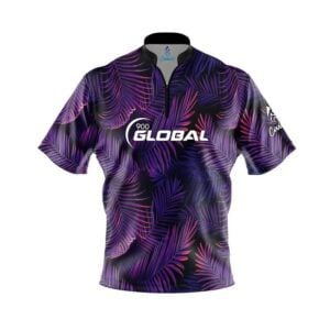 900 Global Purple Jungle Fast Track CoolWick Bowling Jersey