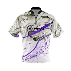 900 Global Purple Granite Fast Track CoolWick Bowling Jersey