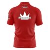 Brunswick Plain Red Fast Track CoolWick Bowling Jersey - Image 2