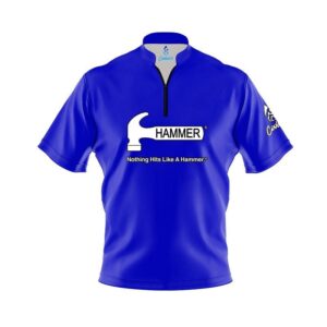 Hammer Blue Fast Track CoolWick Bowling Jersey