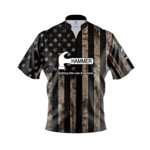 Hammer Desert Camo Flag Fast Track CoolWick Bowling Jersey