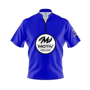 Motiv Blue Fast Track CoolWick Bowling Jersey