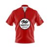 Motiv Plain Red Fast Track CoolWick Bowling Jersey
