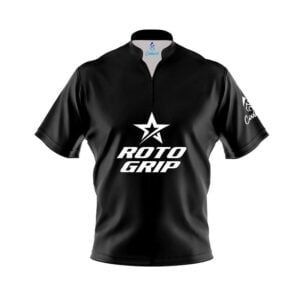 Roto Grip Black Fast Track CoolWick Bowling Jersey