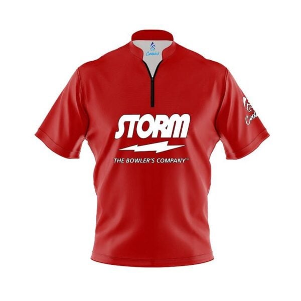 Storm Plain Red Fast Track CoolWick Bowling Jersey