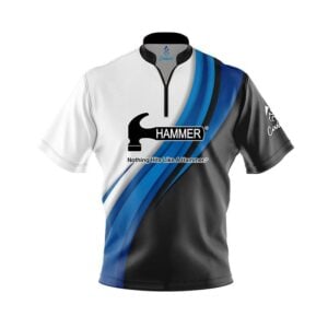 Hammer Blue Flutter Fast Track CoolWick Bowling Jersey