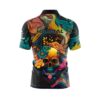 900 Global Floral Skullscape Fast Track CoolWick Bowling Jersey - Image 2