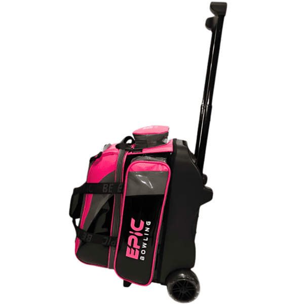 Epic Noble Pink 2 Ball Double Roller Bowling Bag