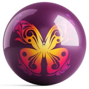OTB Butterfly Bowling Ball by Valentina Georgieva