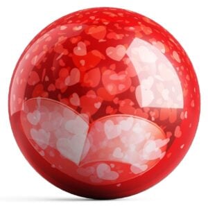 OTB Love Hearts 3 Bowling Ball by Valentina Georgieva