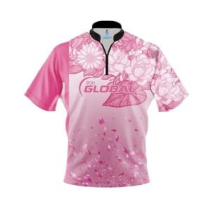 900 Global Breast Cancer Petal Pink Fast Track CoolWick Bowling Jersey